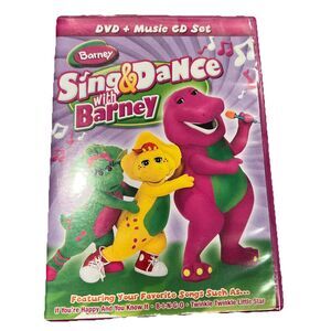 Barney Sing And Dance With DVD + CD (Duo) -Rare Vintage Very Good Condition